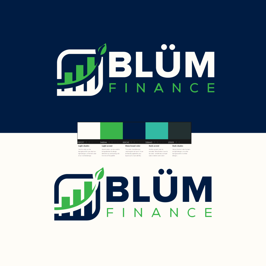 Blum Finance Colour Palette